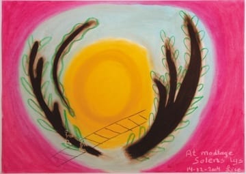 At modtage solens lys — Lavet af Lise Seidelin