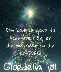 Den bedste gave — Glædelig jul til alle jer dejlige mennesker — Nyhedsbrev
